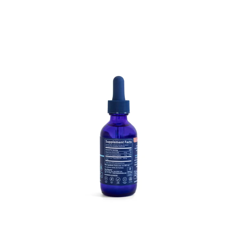 Trace Minerals, Joninis Varis - 1mg, 59 ml