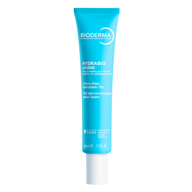 BIODERMA drėkinantis veido kremas normaliai, mišriai odai HYDRABIO LÉGÈRE, 40 ml