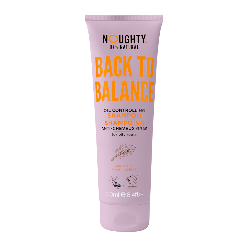 NOUGHTY Back To Balance balansuojantis šampūnas riebiai galvos odai, 250ml