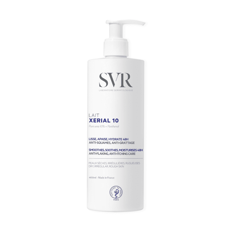 SVR XERIAL 10 LAIT kūno pienelis su 10% šlapalo, 400 ml