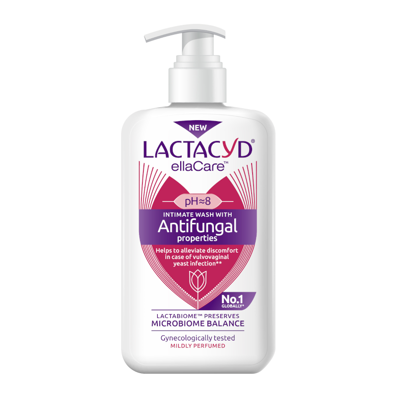 LACTACYD intymios higienos prausiklis su priešgrybelinėmis savybėmis, 200 ml