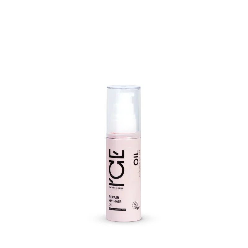 ICE Repair My Hair Plaukų atstatantis aliejus pažeistiems plaukams, 50 ml