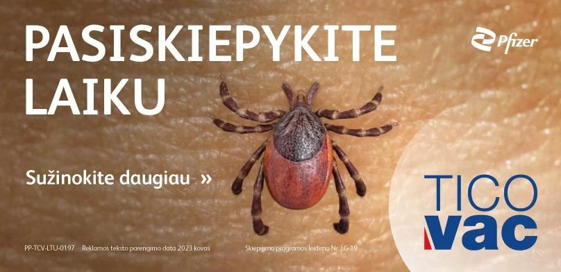 TicoVac vakcina nuo erkinio encefalito