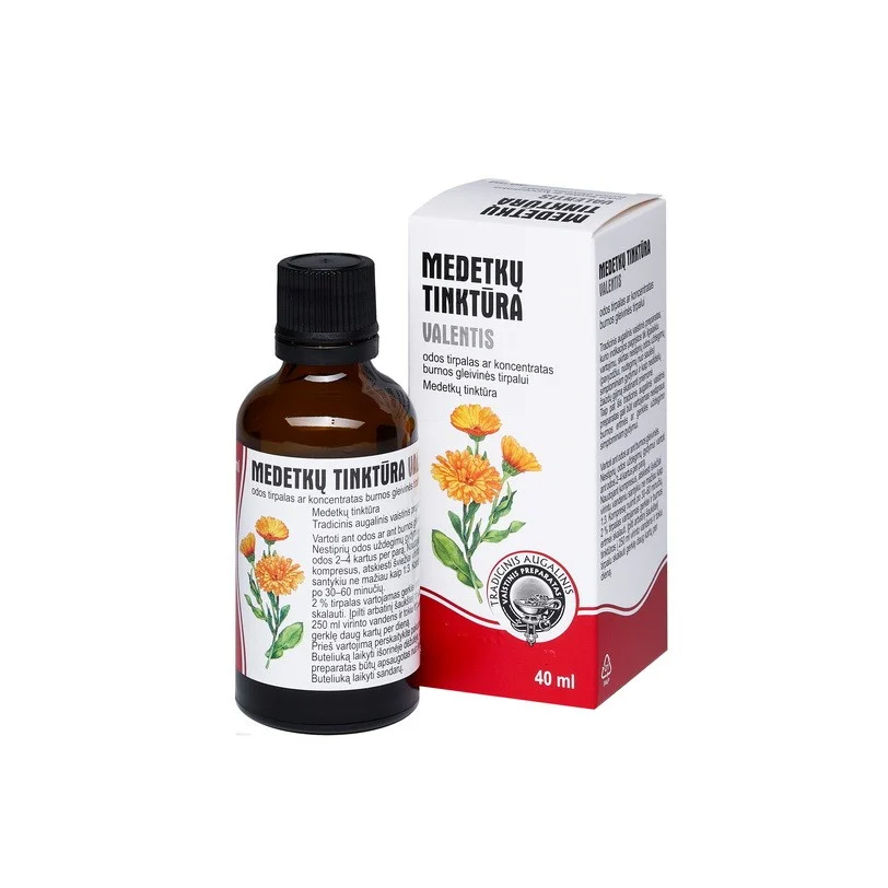 Medetkų tinktūra Valentis odos tirpalas 40 ml
