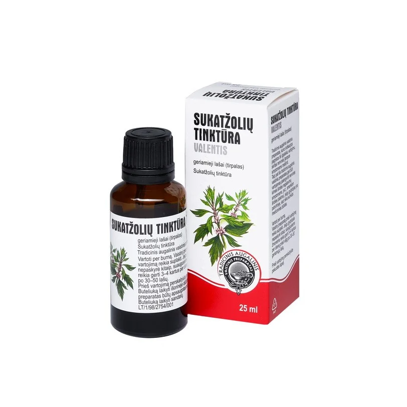 Sukatžolių tinktūra Valentis geriamieji lašai 25 ml
