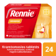 RENNIE ORANGE 680 mg/80 mg kramtomosios tabletės, N24