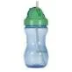 Baboo gertuvė su silikoniniu šiaudeliu, 360ml, 9+ mėn, mėlyna
