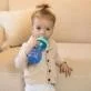 Baboo gertuvė su silikoniniu šiaudeliu, 360ml, 9+ mėn, mėlyna