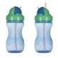 Baboo gertuvė su silikoniniu šiaudeliu, 360ml, 9+ mėn, mėlyna