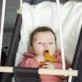 Baboo kramtukas su vėsinančiu vandens užpildu, 4+ mėn, Ratas, geltona