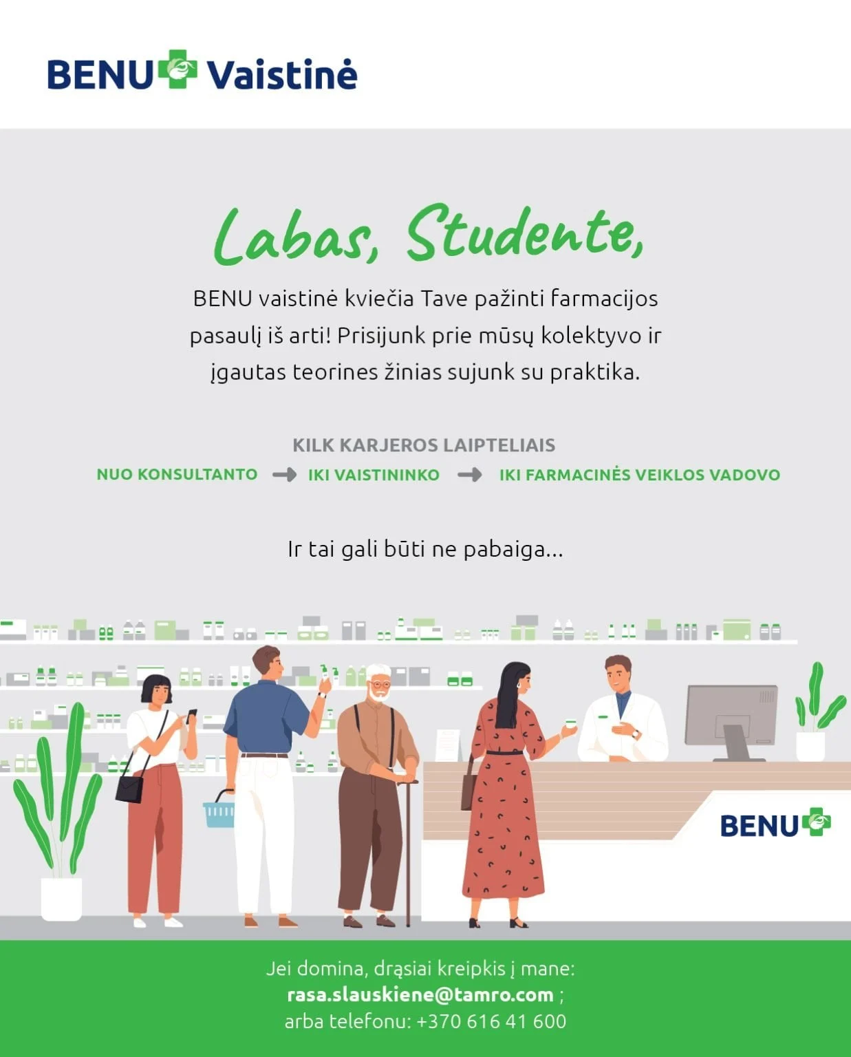Labas, studente