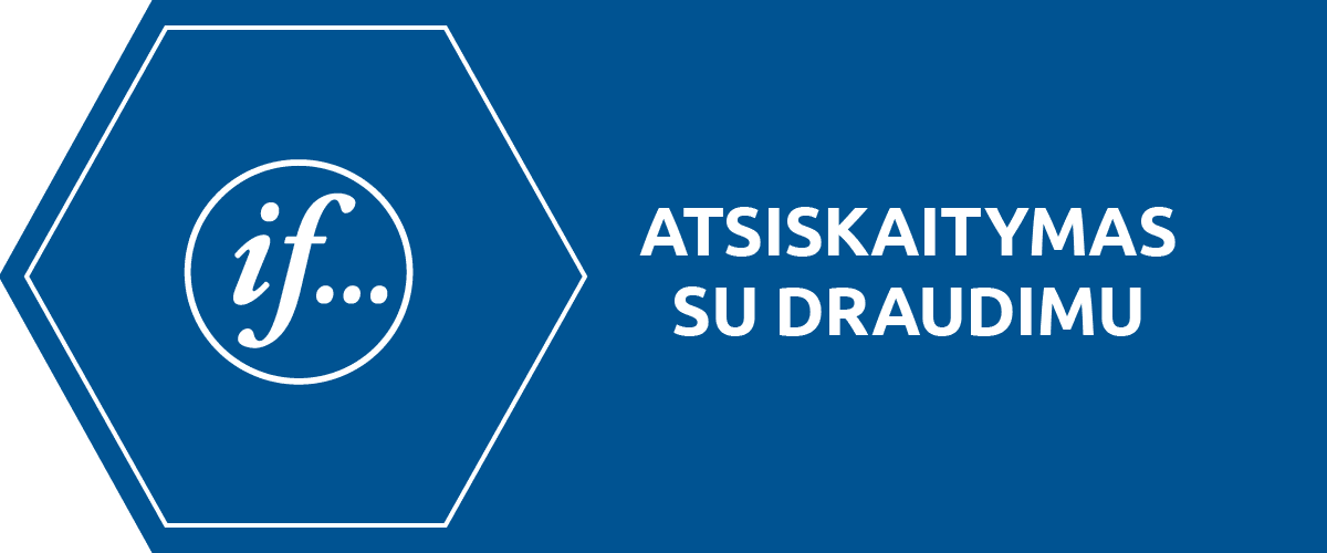Atsiskaitymas su if draudimu