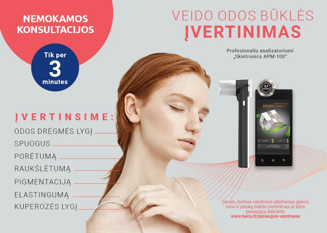 Veido odos būklės įvertinimas