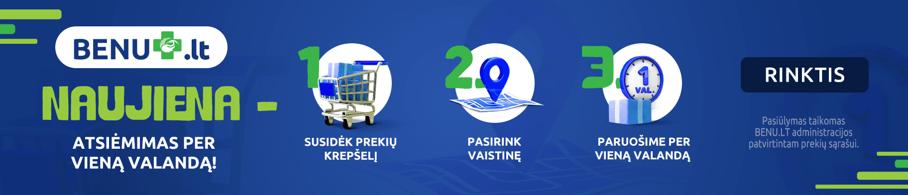 ATSIEMIMAS PER 1 VALANDA