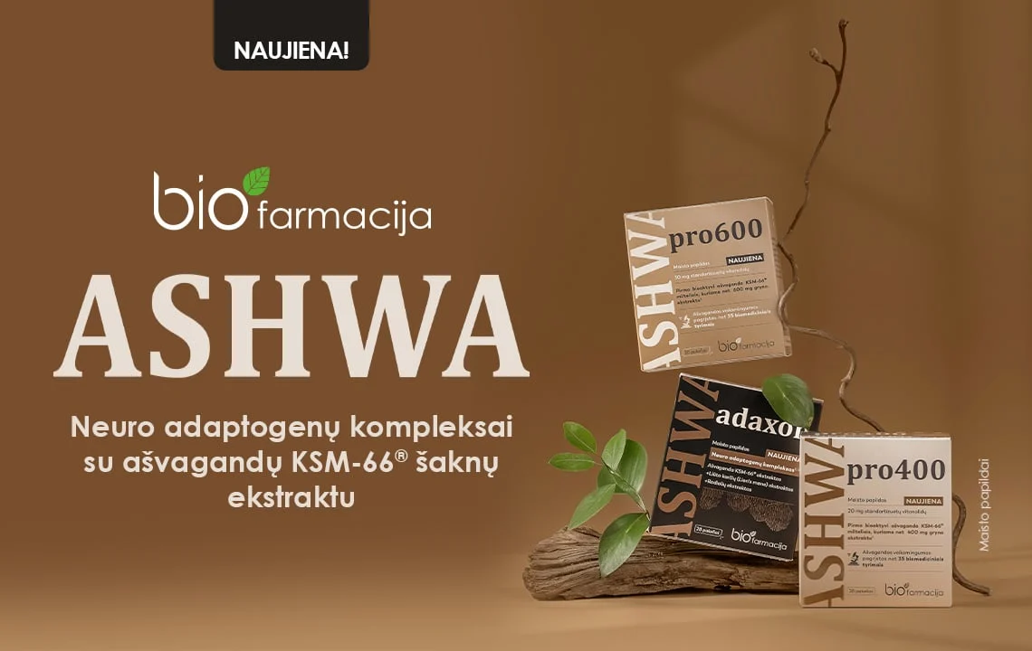 Biofarmacija ASHWA naujiena