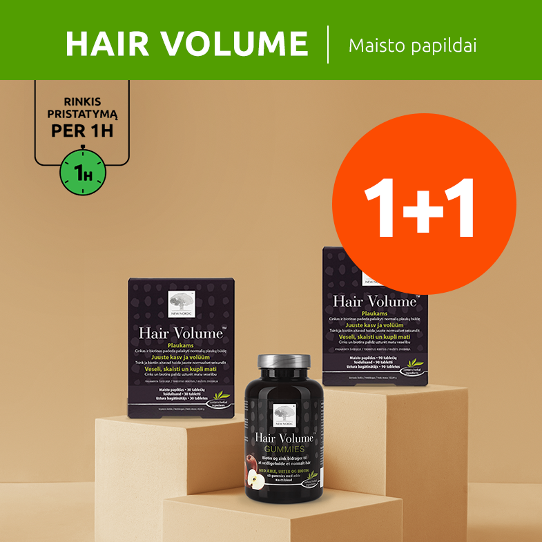 Hair volume 1+1