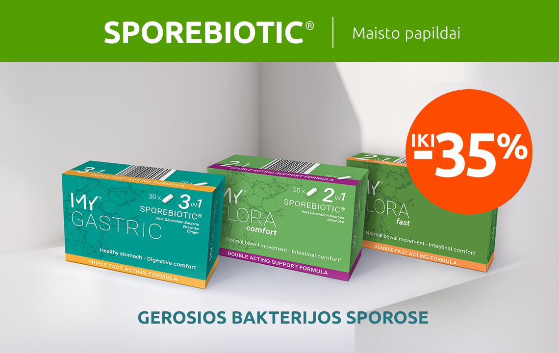 Sporebiotic iki -35%