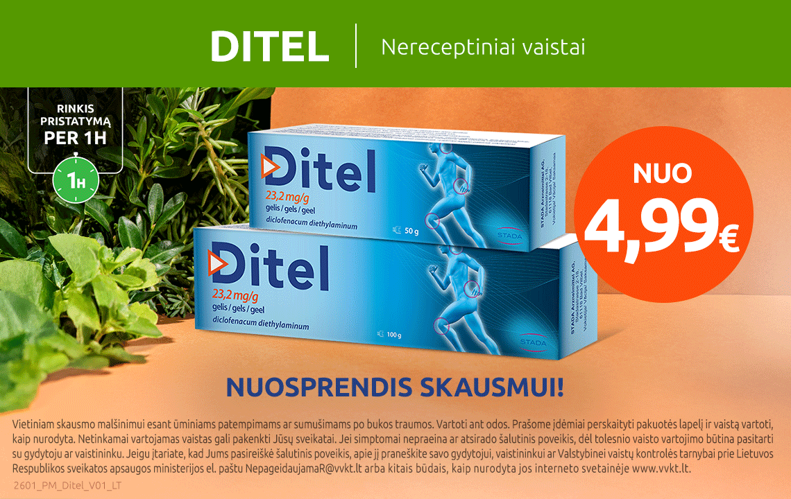 Ditel nuo 4,99