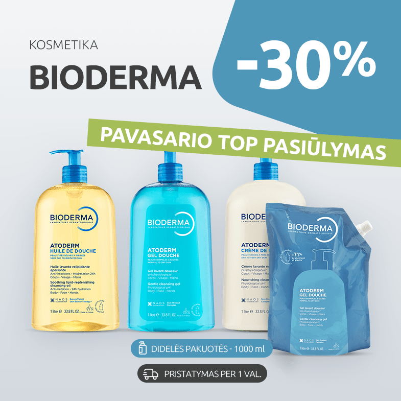 Bioderma 1 L pakuotės -30