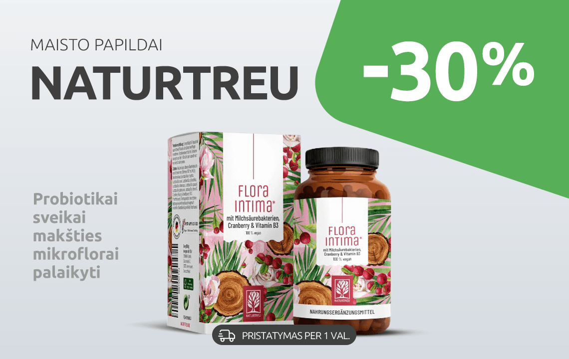 Naturtreu probiotikai makšties mikroflorai -30