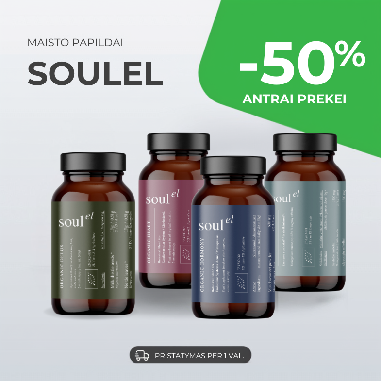 Soulel -50% antrai prekei