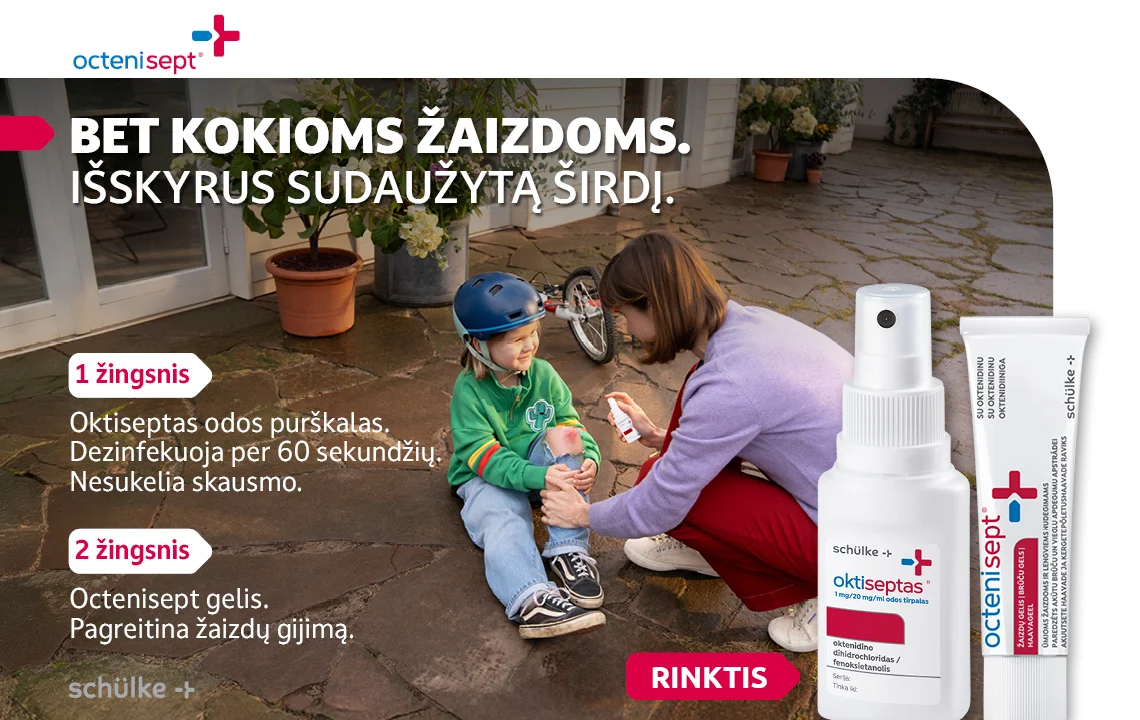 Oktiseptas gera kaina